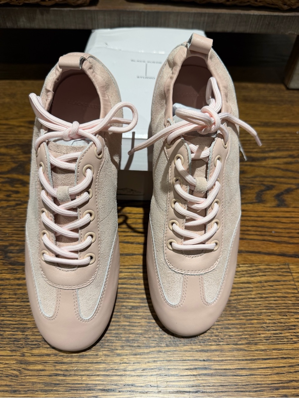 Light Pink Lace-Up Women's Sneakers — Casual Comfort